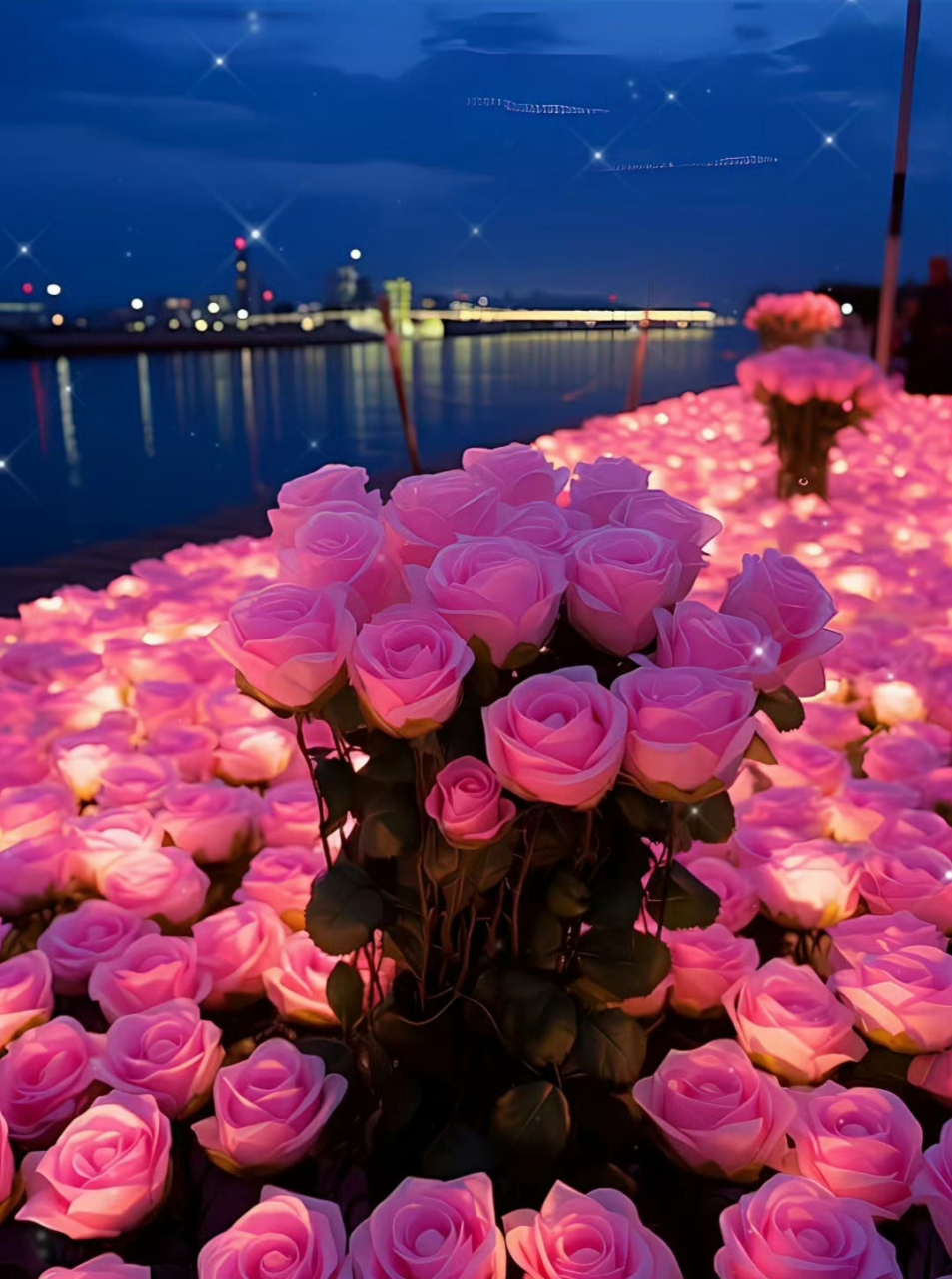 唯美浪漫的玫瑰花海,美极了!