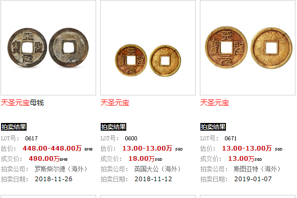 "天圣元宝"现在的市场价值怎么样?