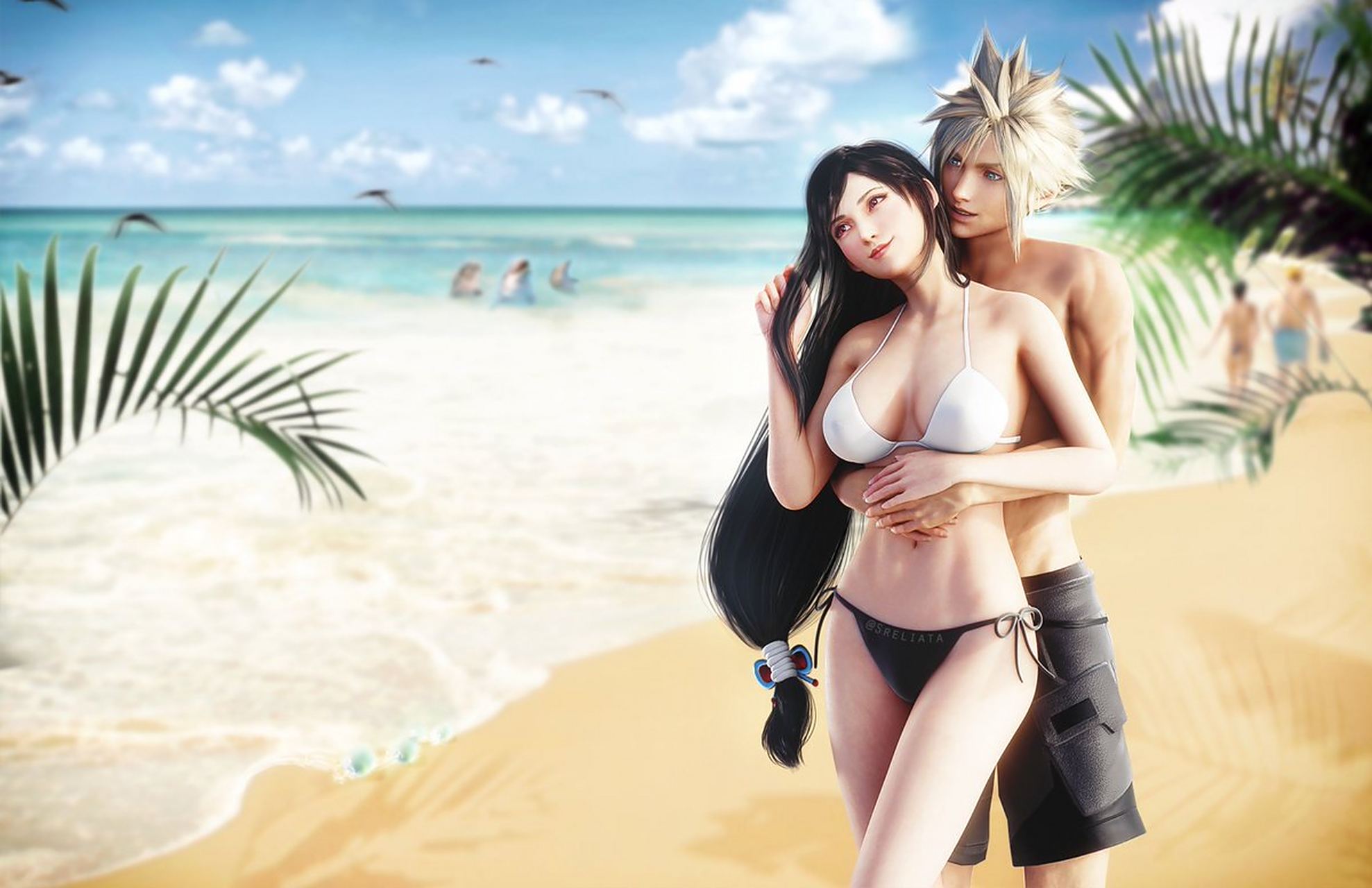 克劳德和蒂法  (via twi sreliata) #最终幻想