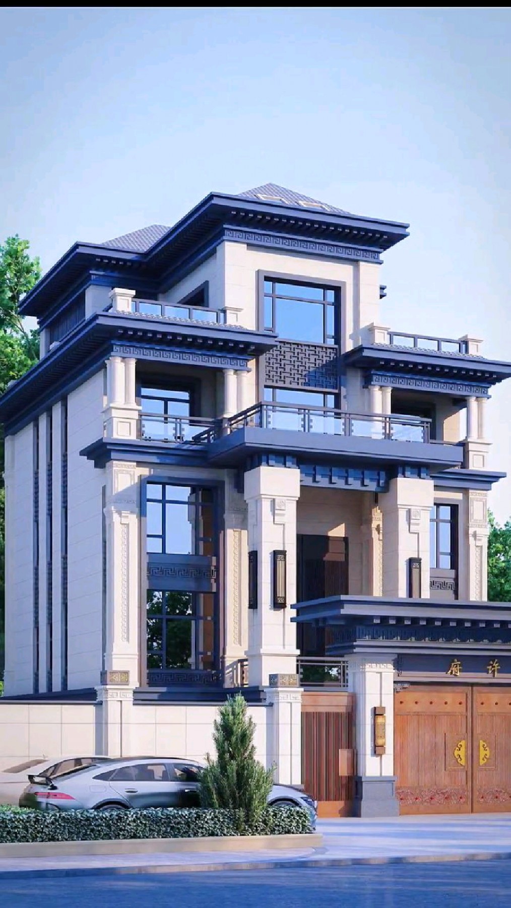 新中式轻奢风别墅设计,以精致元素与高档材质打造极致质地,浓缩华丽而