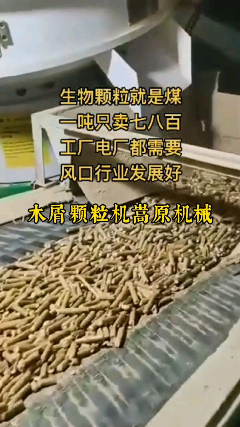 2022农村创业好项目利用废木材一台木屑颗粒机做生物质燃料一吨千元