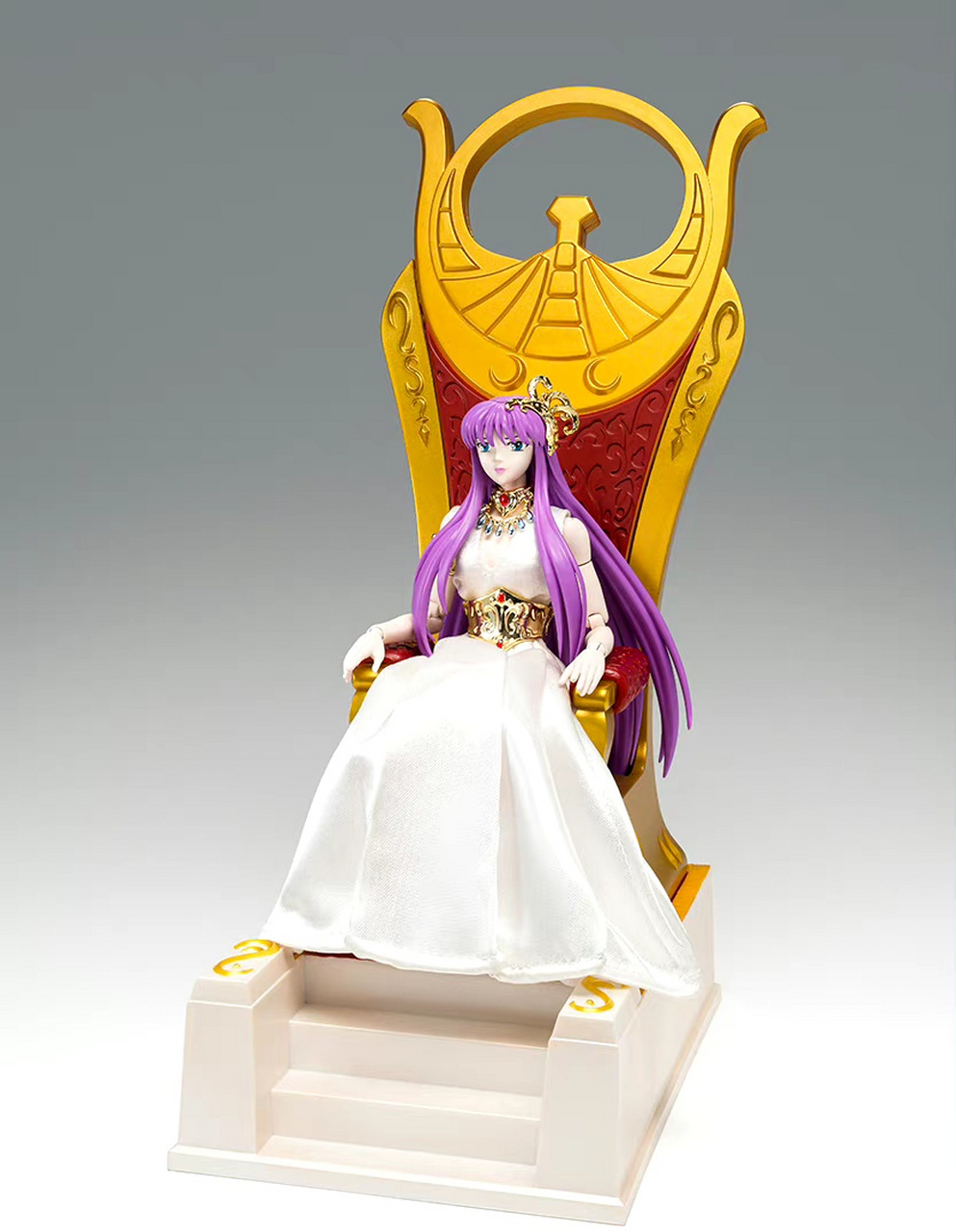 模型欣赏:圣斗士圣衣神话 20周年纪念 女神雅典娜 & 城户纱织  divine