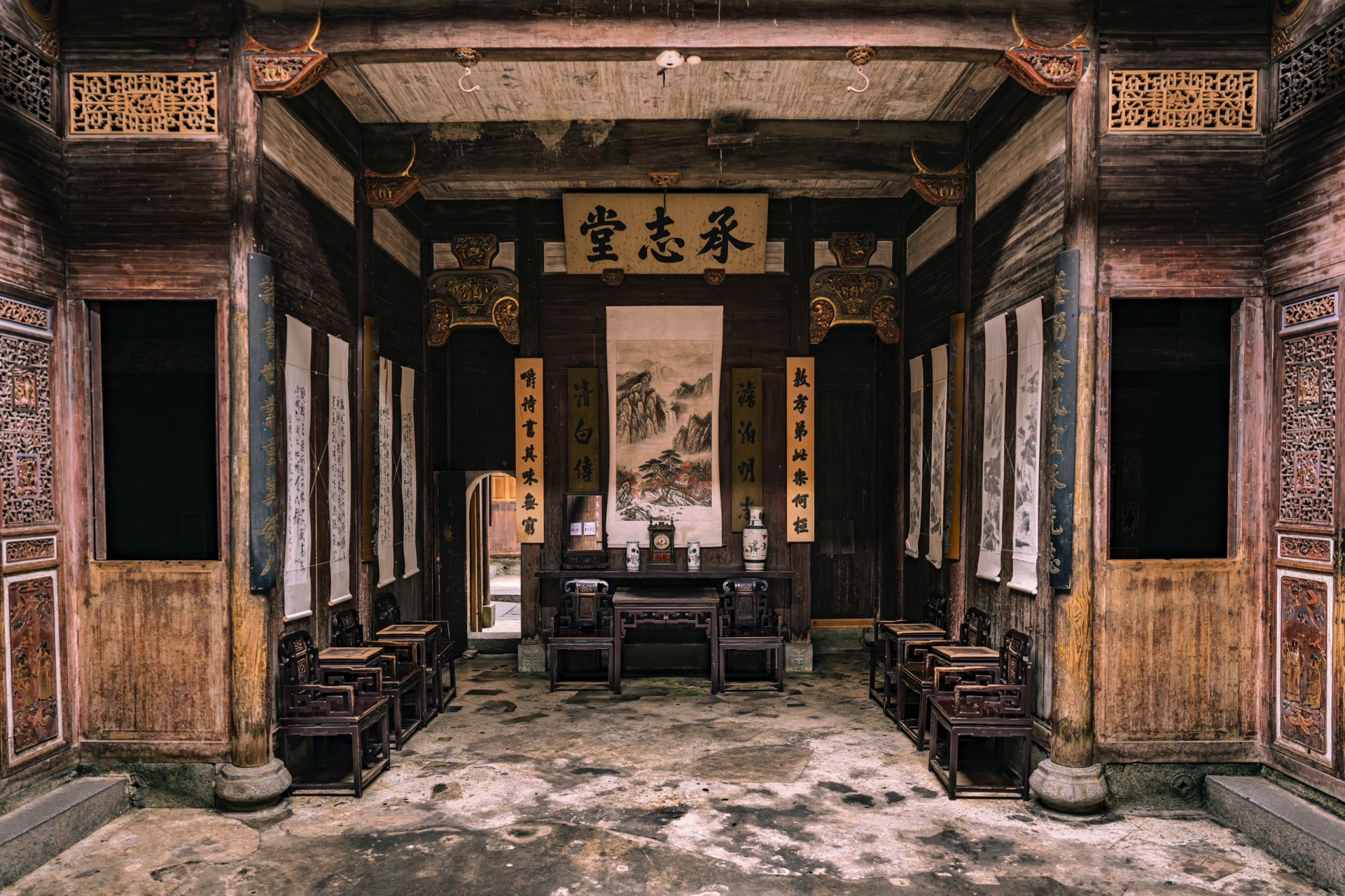 承志堂|宏村民居之极-徽派空间利用的巧思 如果把徽州各个村落按照