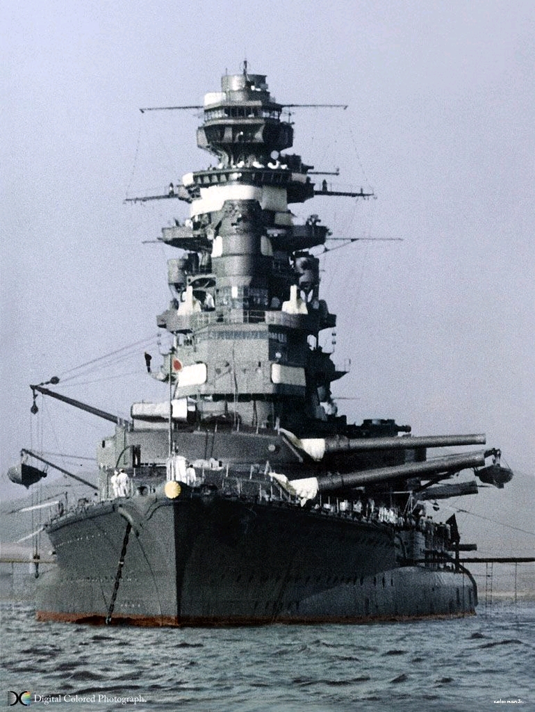 战舰欣赏:"big seven"战列舰的老照片与模型