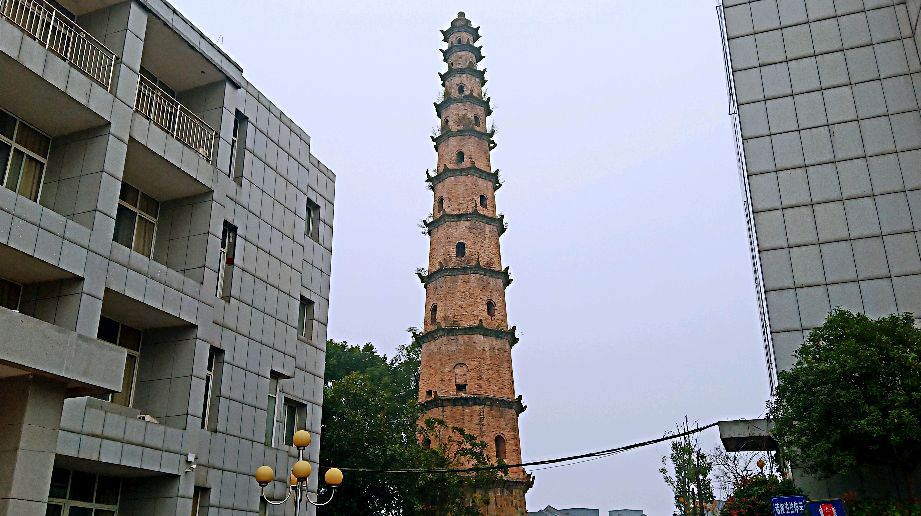 江西省萍乡市上栗县最高古塔,赤山镇拱辰塔