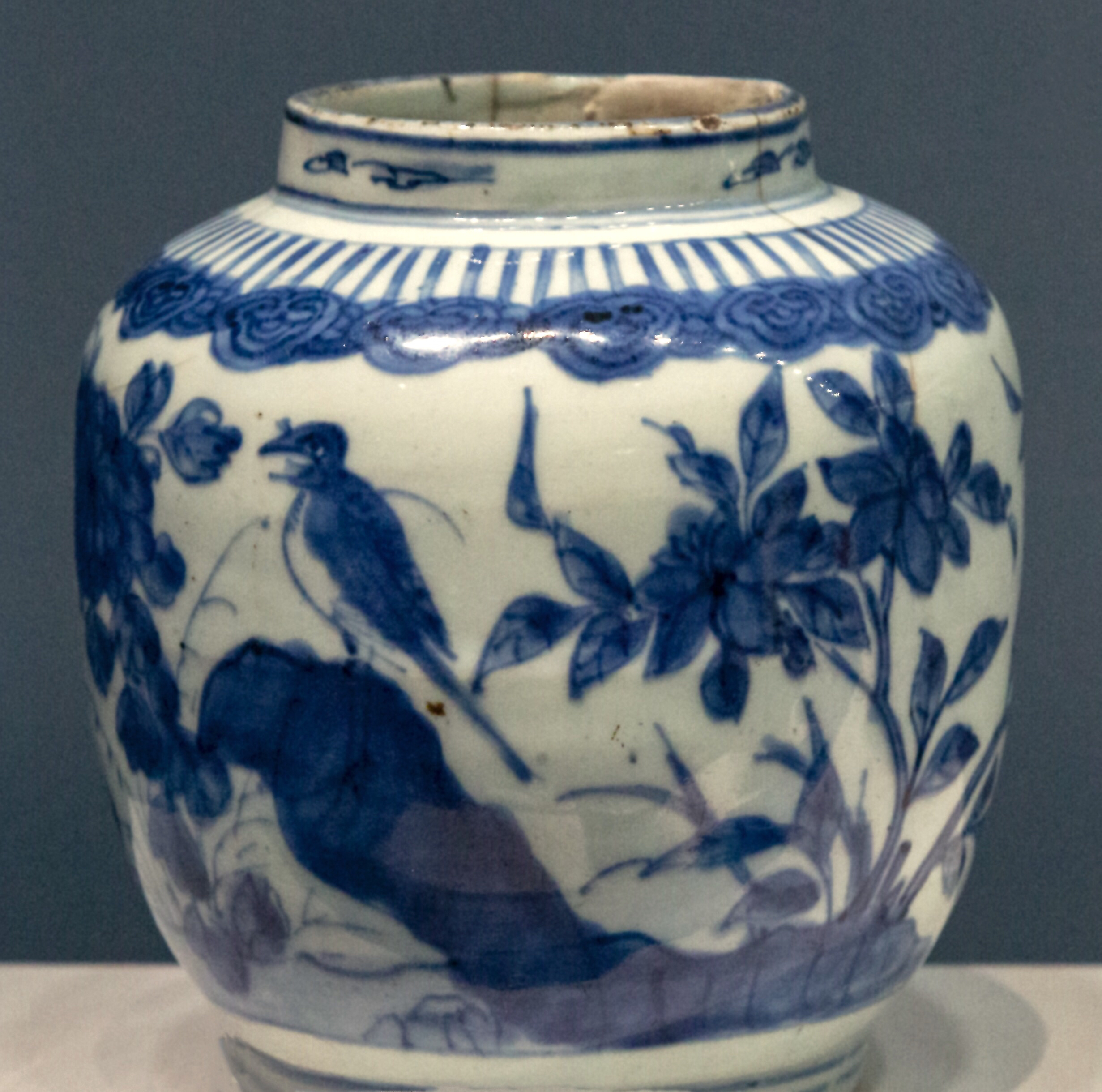 《人间烟火抚凡心》-明清民窑青花瓷/「壹」/草木华滋-鸟语花香