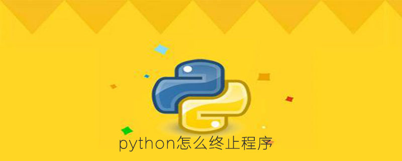 如何在python中终止程序