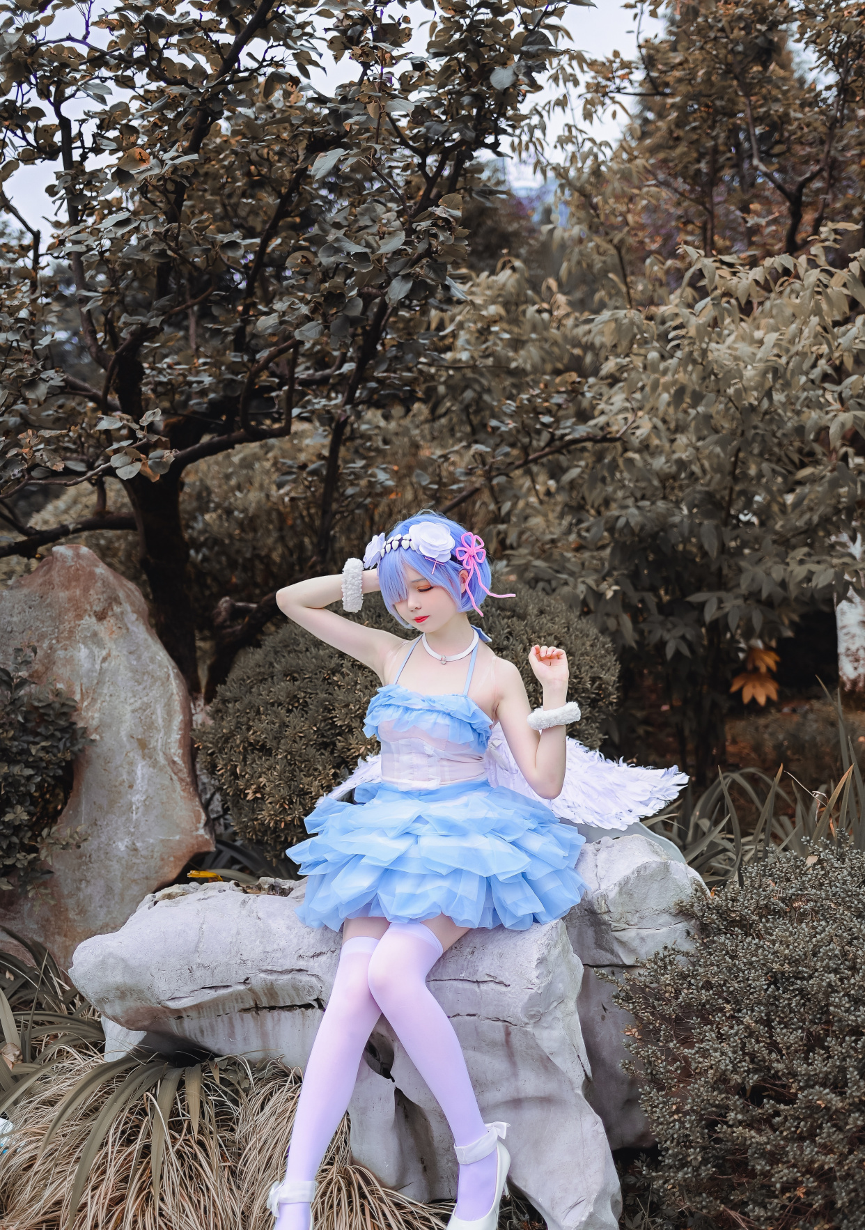 天使雷姆cos,糟糕,这心动的感觉是怎么回事?