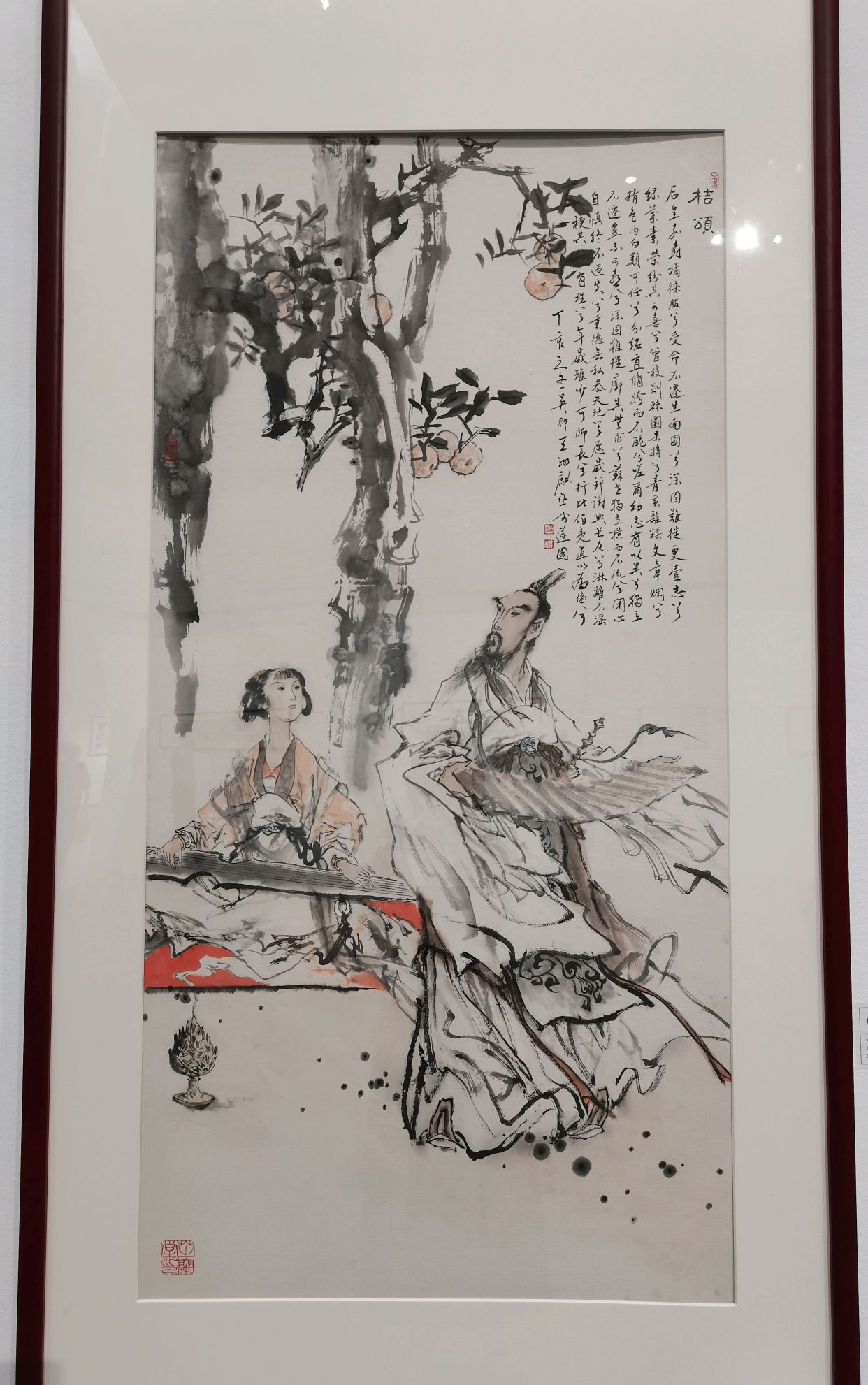 跟随苏州花鸟画家刘苏老师赏画