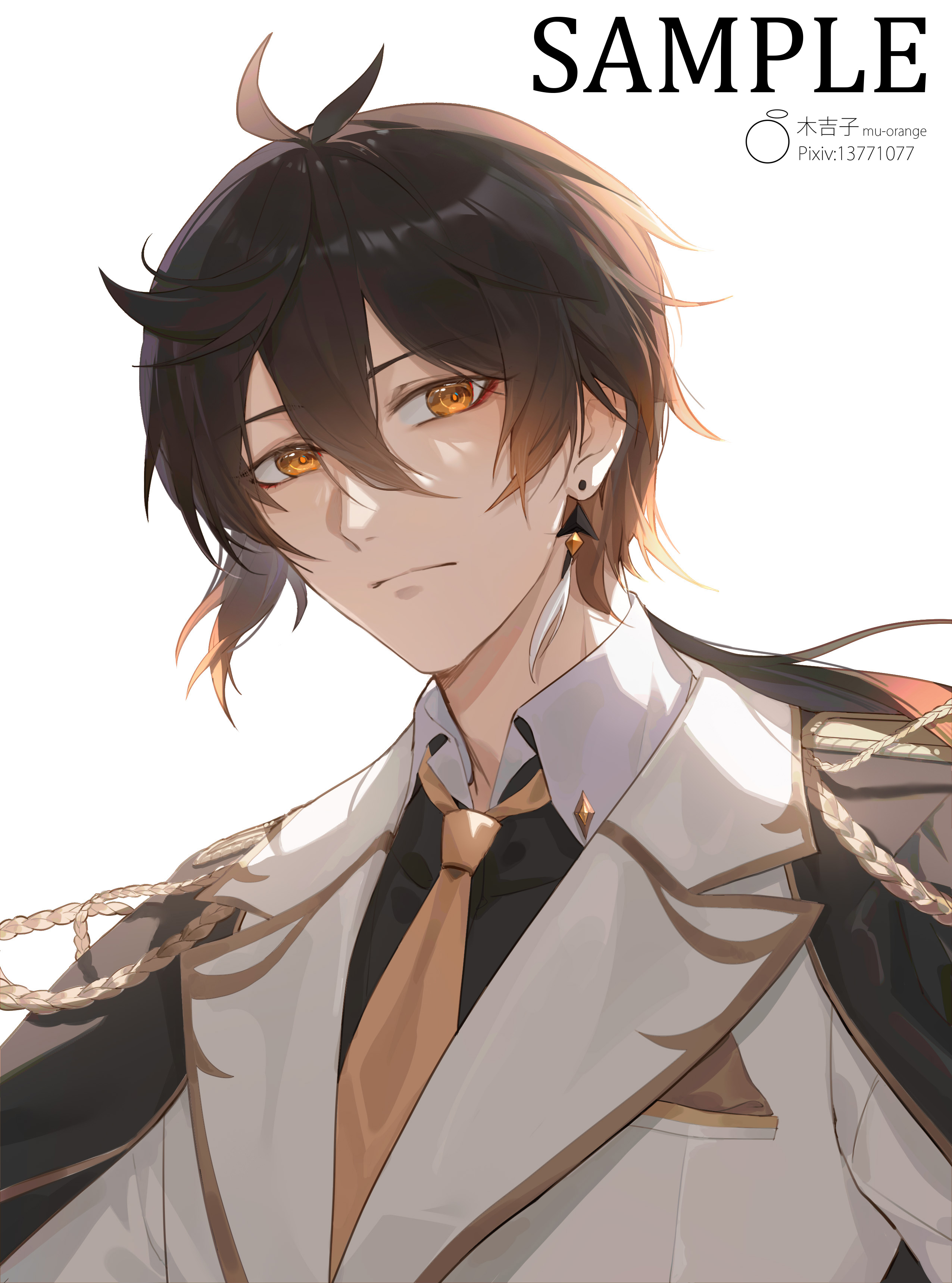 帅气原神男孩——画师木吉子作品欣赏