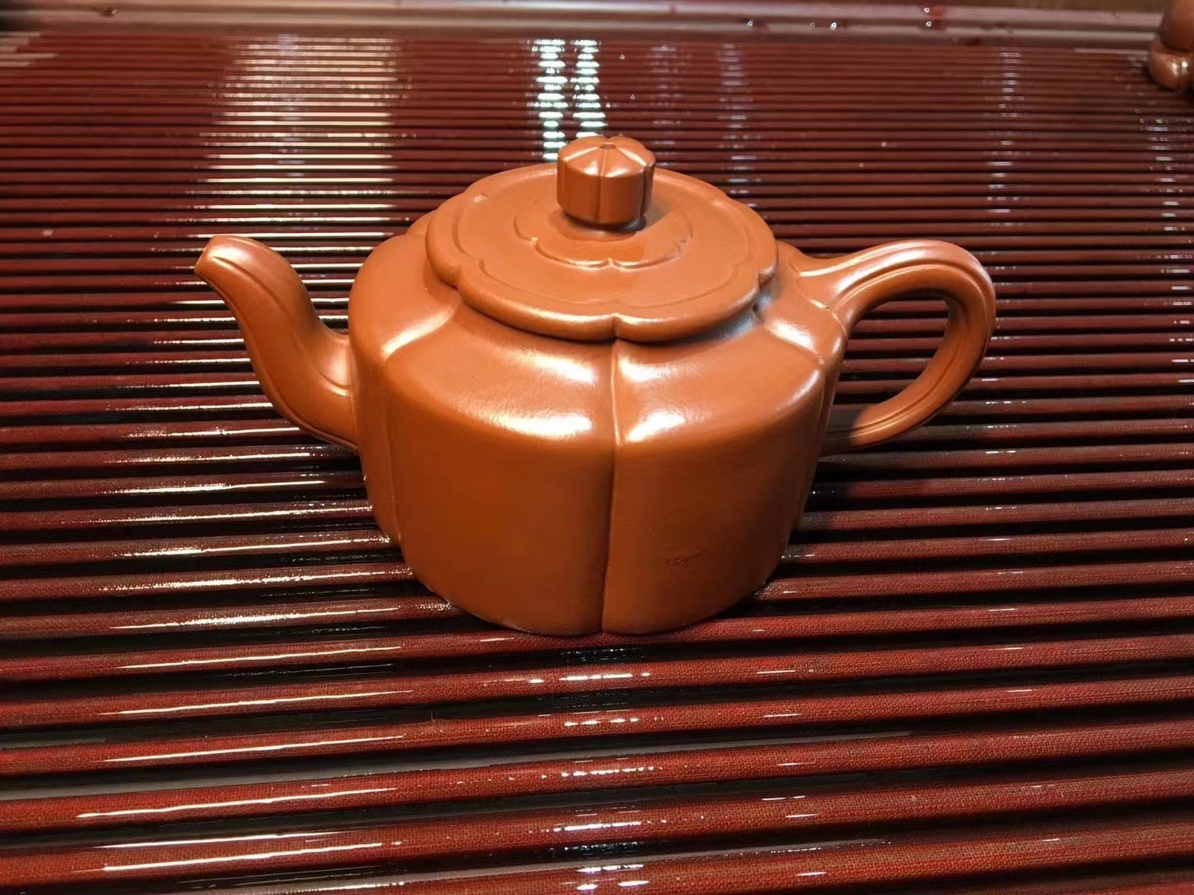 【 梅花周盘 】 高工"许智萍"老师作品 精选原矿黄龙山朱泥,收缩比极