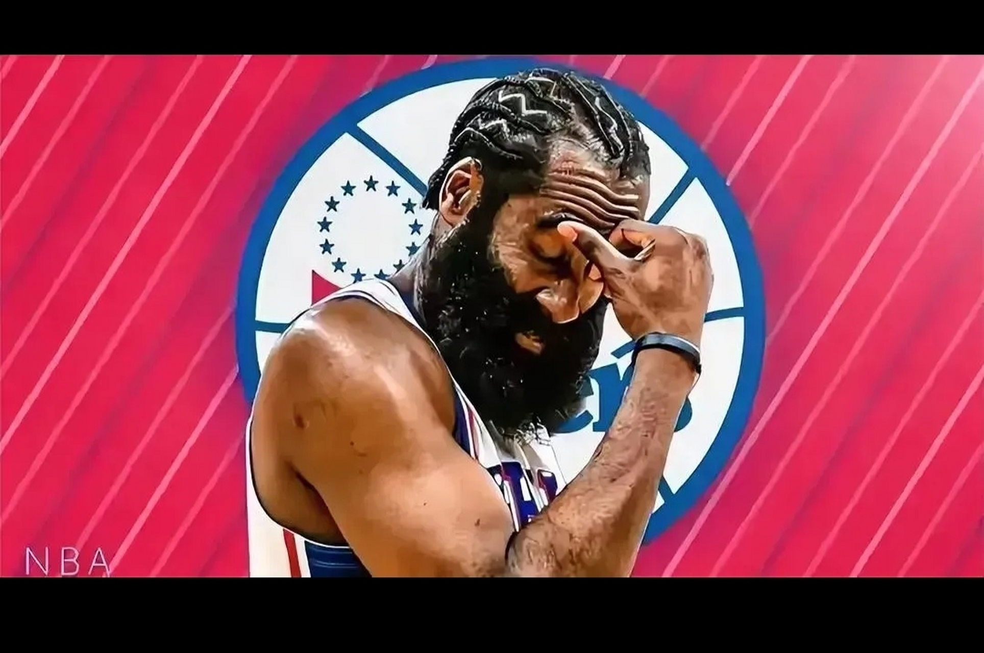 76人再次在哈登伤口上撒盐 哈登的交易暂时搁浅,莫胖子再次出损招,向