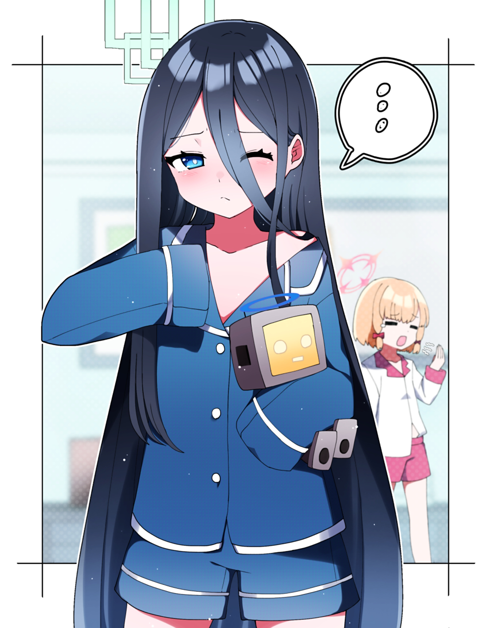 画师:よう,天童爱丽丝的居家睡衣装#二次元美图# #我爱二次元# #碧蓝