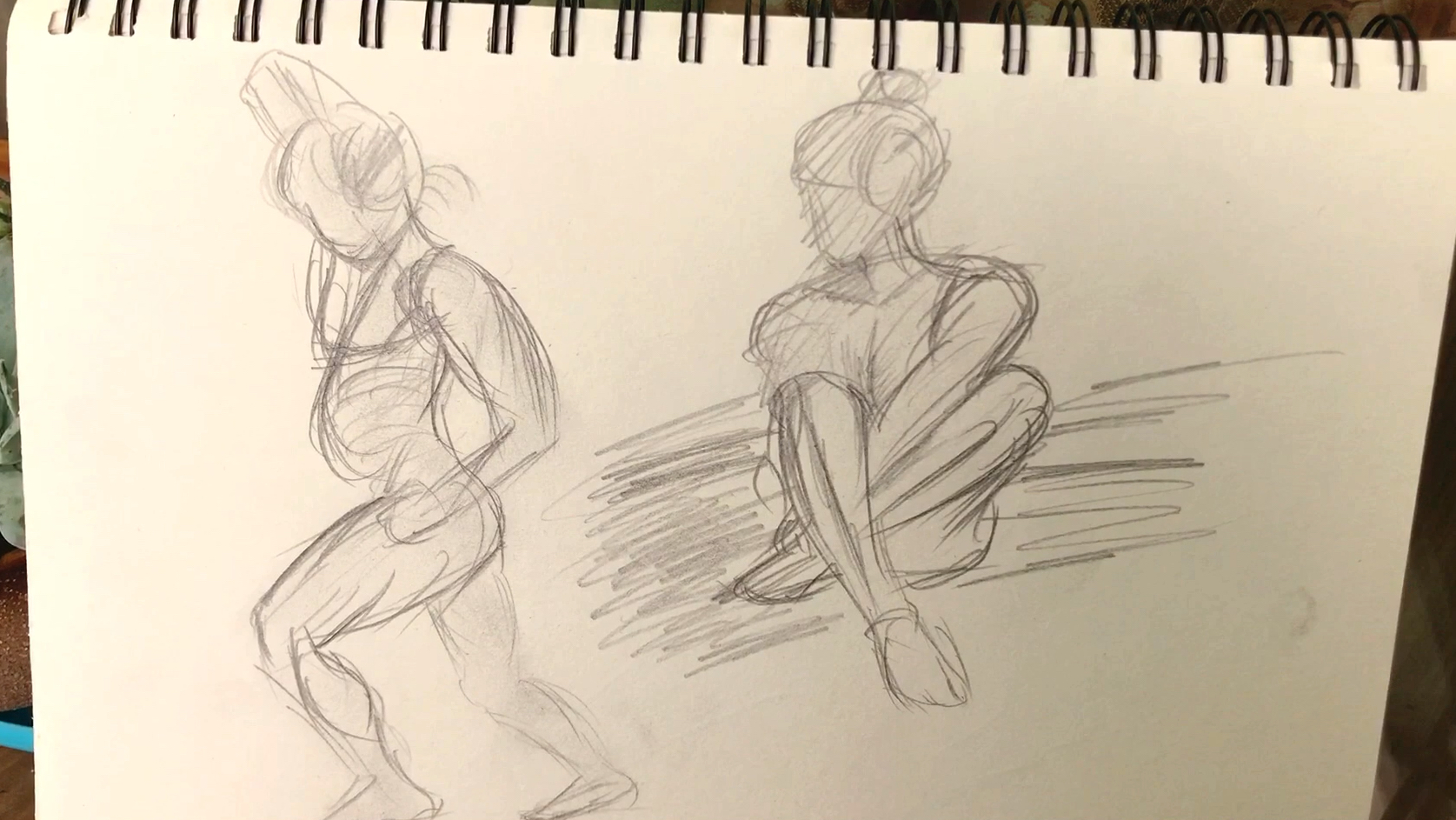 人体动态静态 速写素描绘画