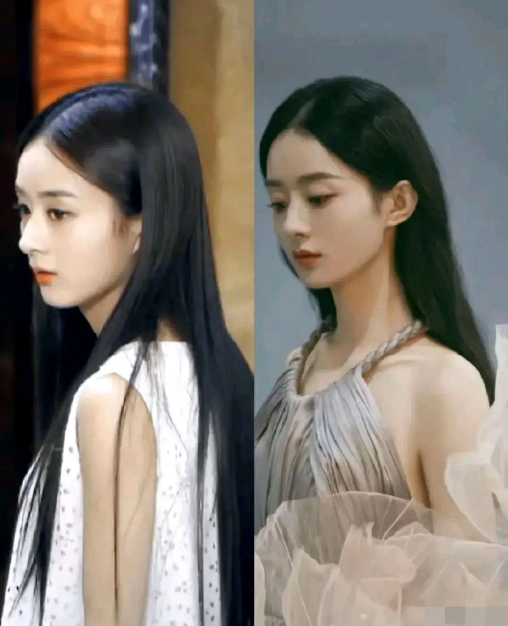 好喜欢江百合时期的赵丽颖,黑长直显得她真的好温婉,看着乖美乖美的!
