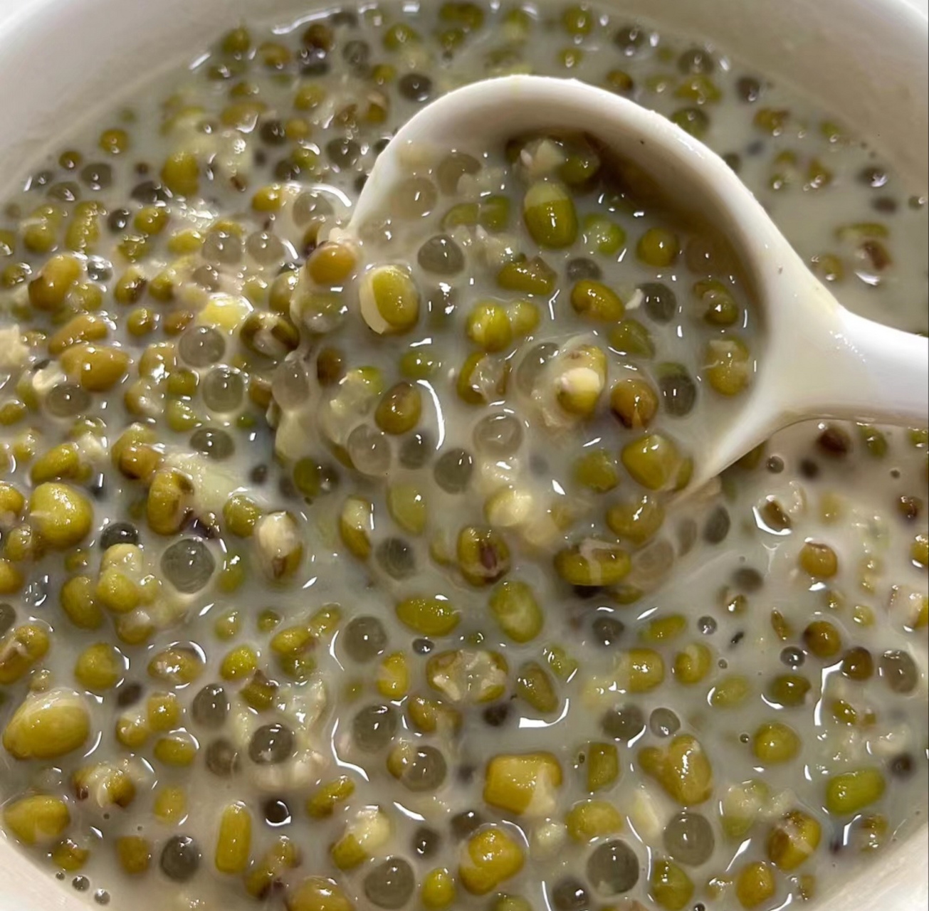 绿豆西米露,夏天必备的美食