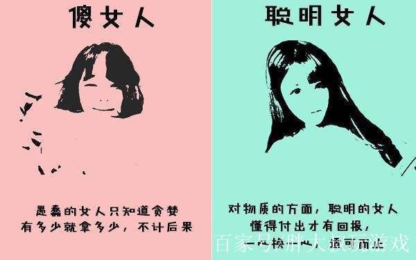 聰明的女人和愚蠢的女人的區別