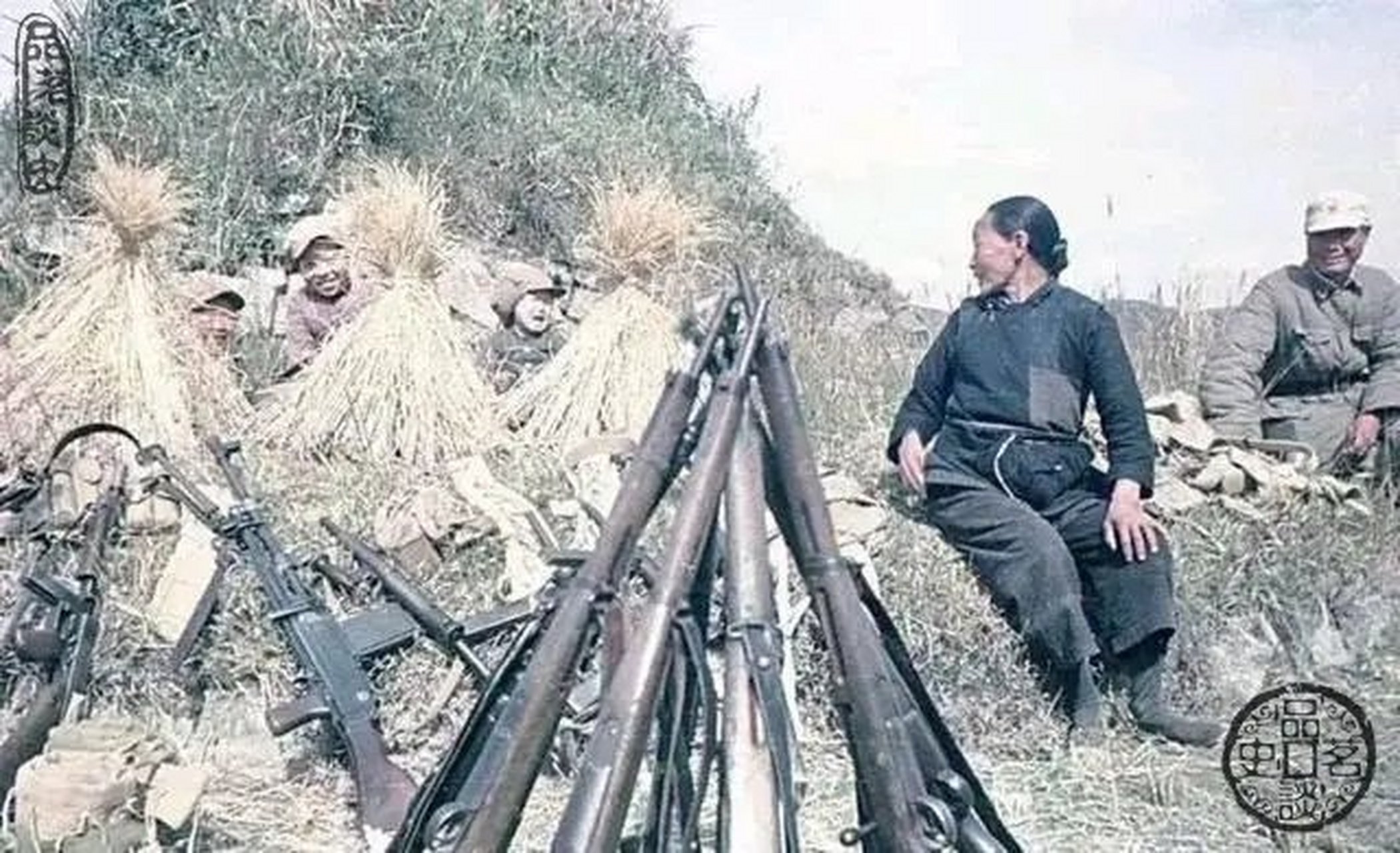 解放区的天是明朗的天,解放区的人民好喜欢 一张拍摄在当年解放区的