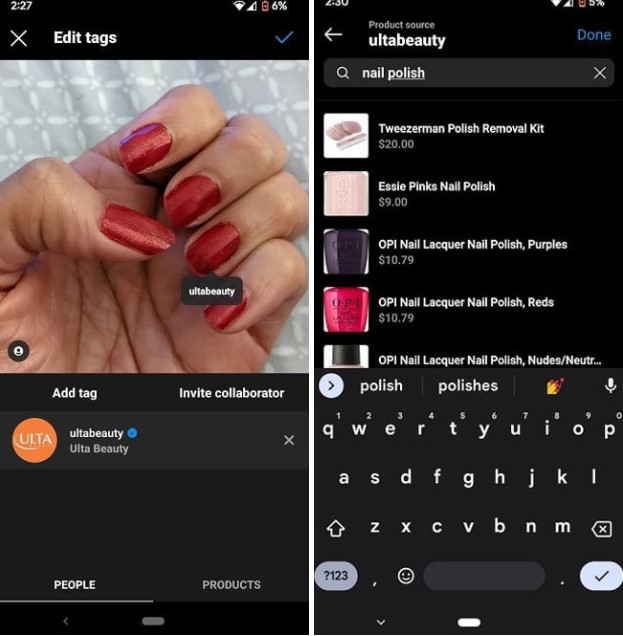 instagram 将产品标签引入所有公共账户