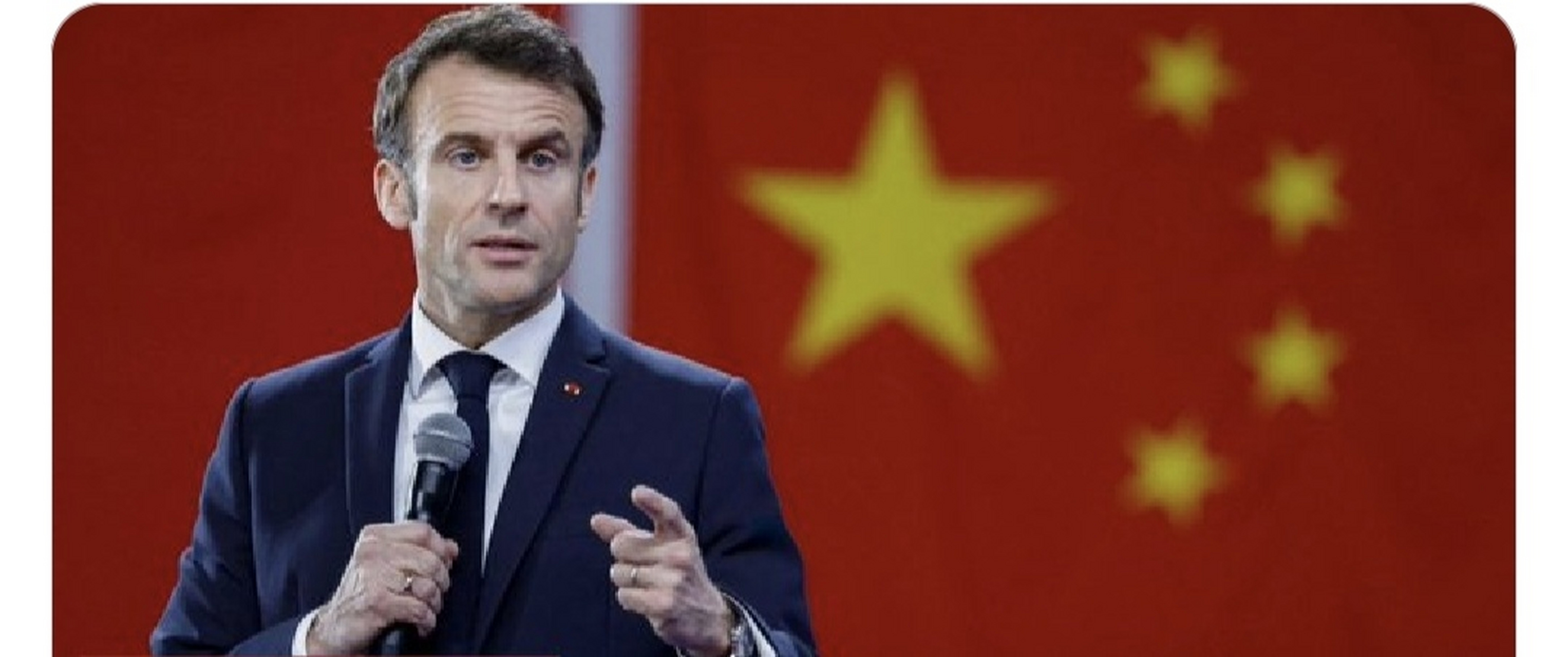 马克龙和冯德莱恩此次联袂访华被认为是扮演红,白脸,希望推动中国在