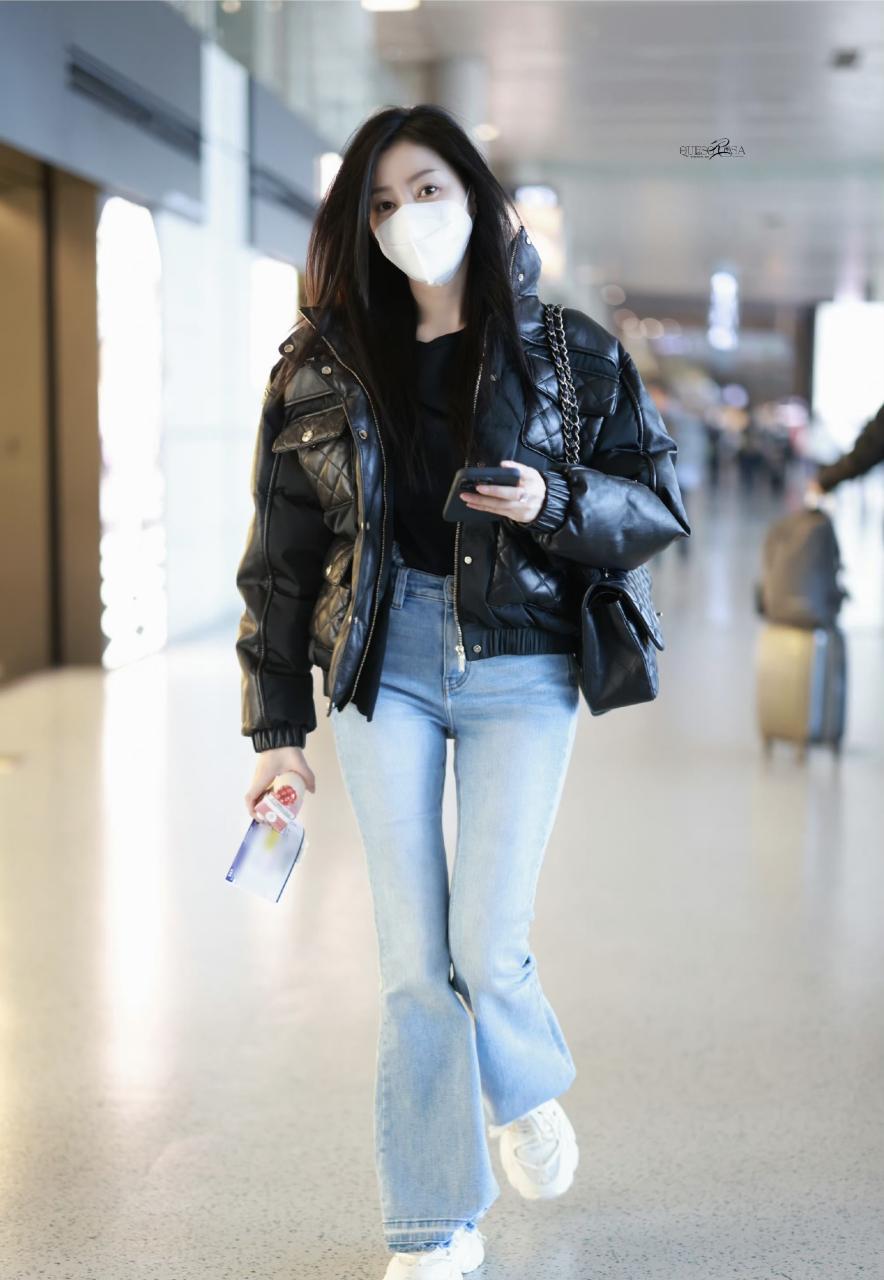 优质作者榜# 张天爱牛仔裤