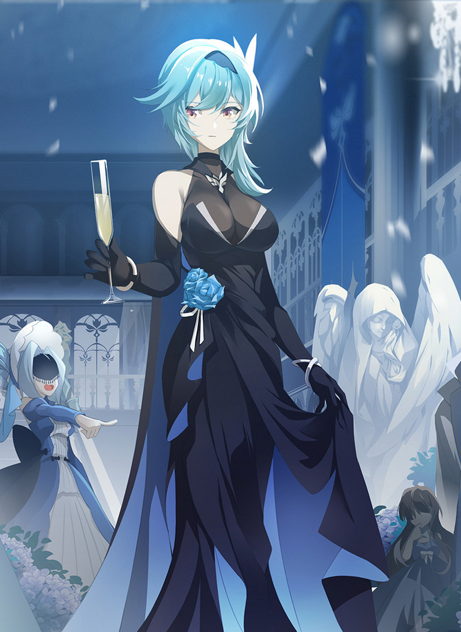 优菈:一杯敬高贵,一杯敬重生!#游戏# #原神# #二次元#