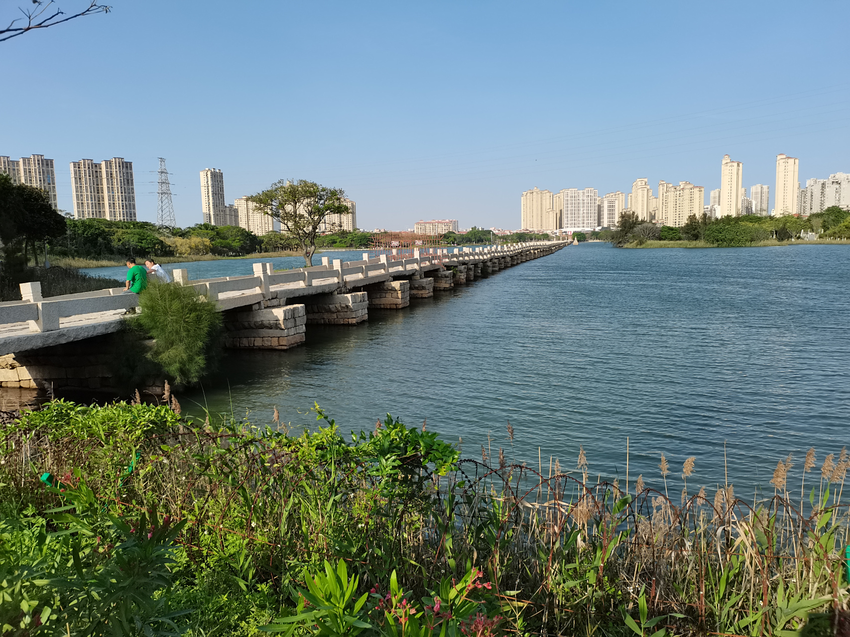 安平桥的一头在南安水头,另一头在晋江安海.世遗点.