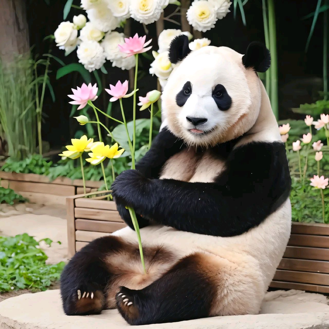 旅韩大熊猫爱宝生宝宝啦!