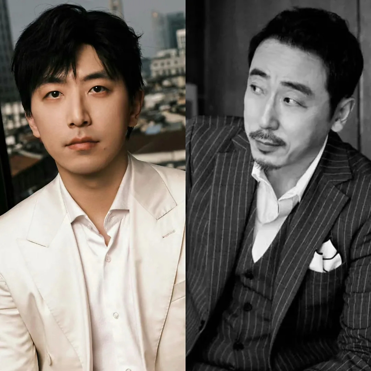 白客和宁理前阵子买过通稿营销父子cp,两人的长相摆在一起,一下子就能