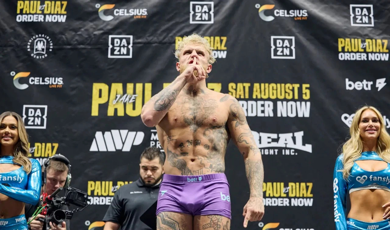 杰克·保罗vs内特·迪亚兹!赛前称重图集