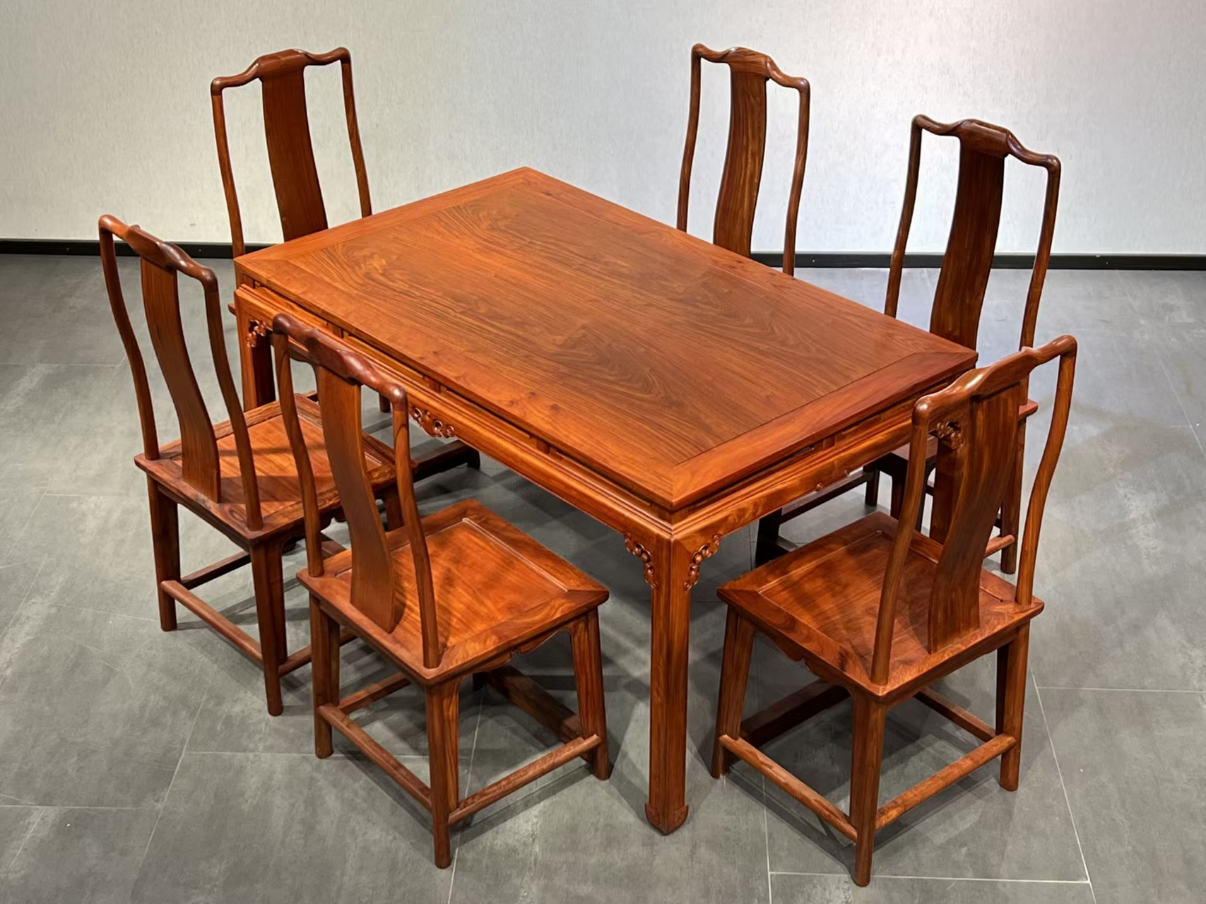 明式餐桌 缅甸花梨(大果紫檀)