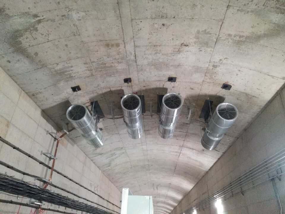 区间射流风机安装