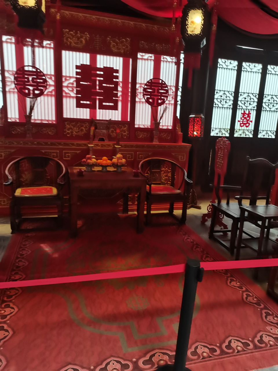 古代结婚的婚房.