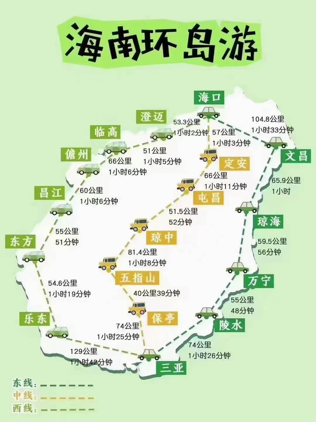 海南环岛高速公路地图图片