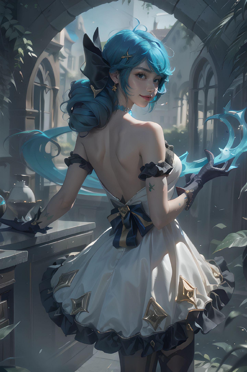 ai绘画 | 英雄联盟·格温这么可爱的女孩子不会有人不喜欢吧!
