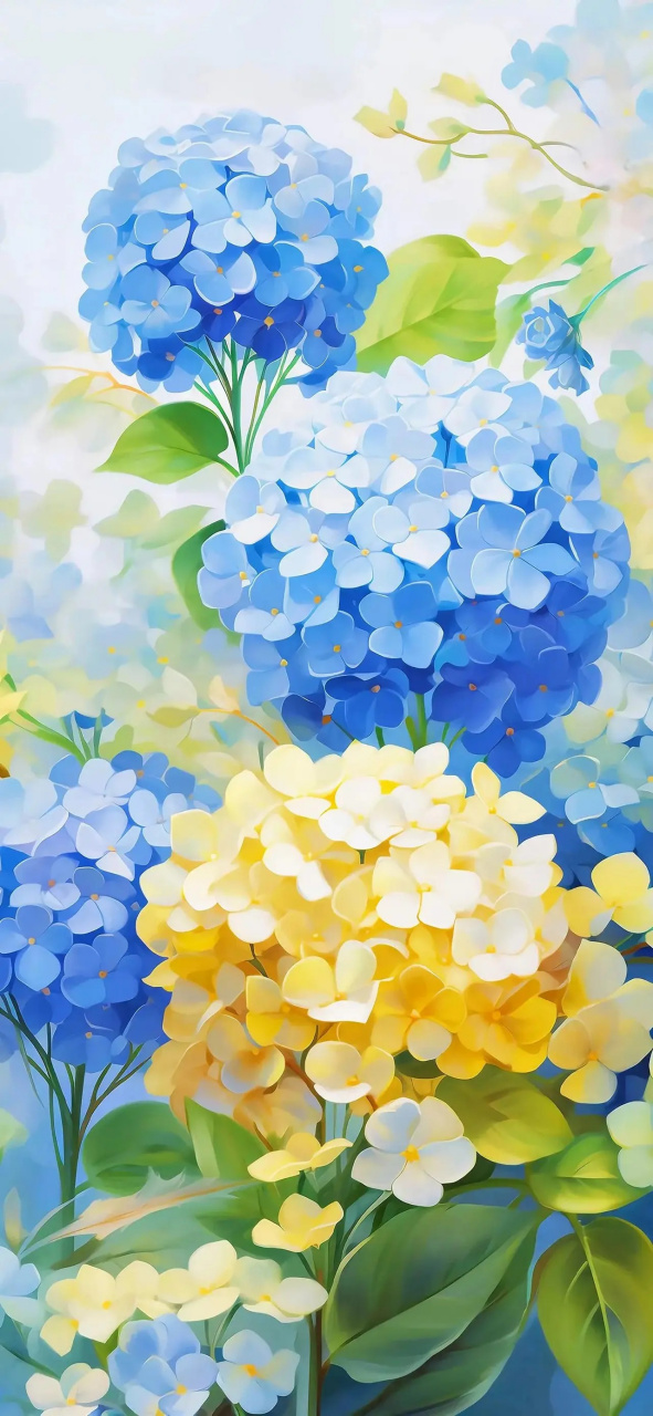 绣球花壁纸,我喜欢