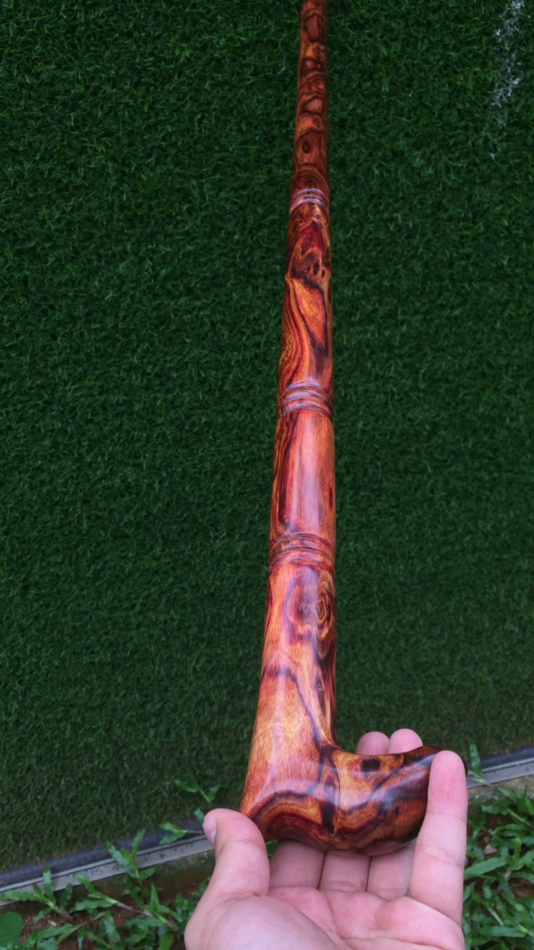 海南黄花梨拐杖