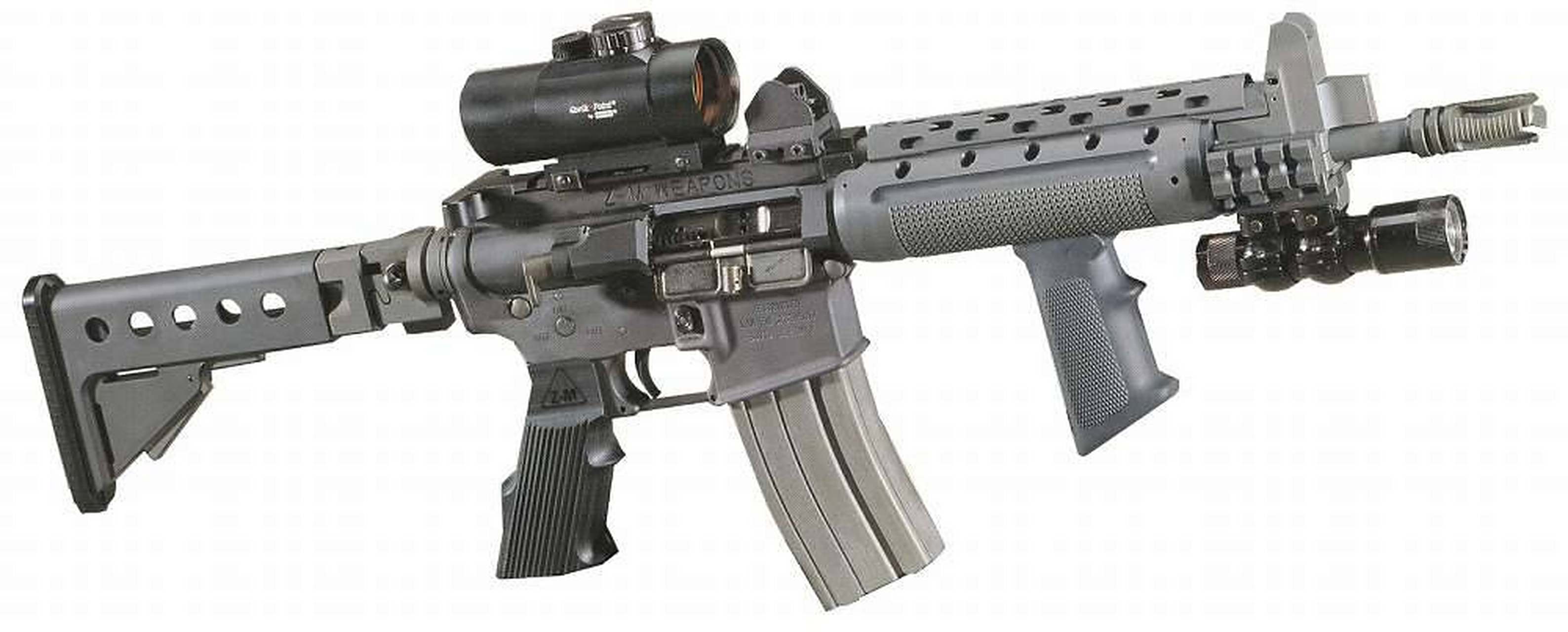 lr-300(lr,light rifle,意为轻型步枪;300指有效射程)突击步枪是由