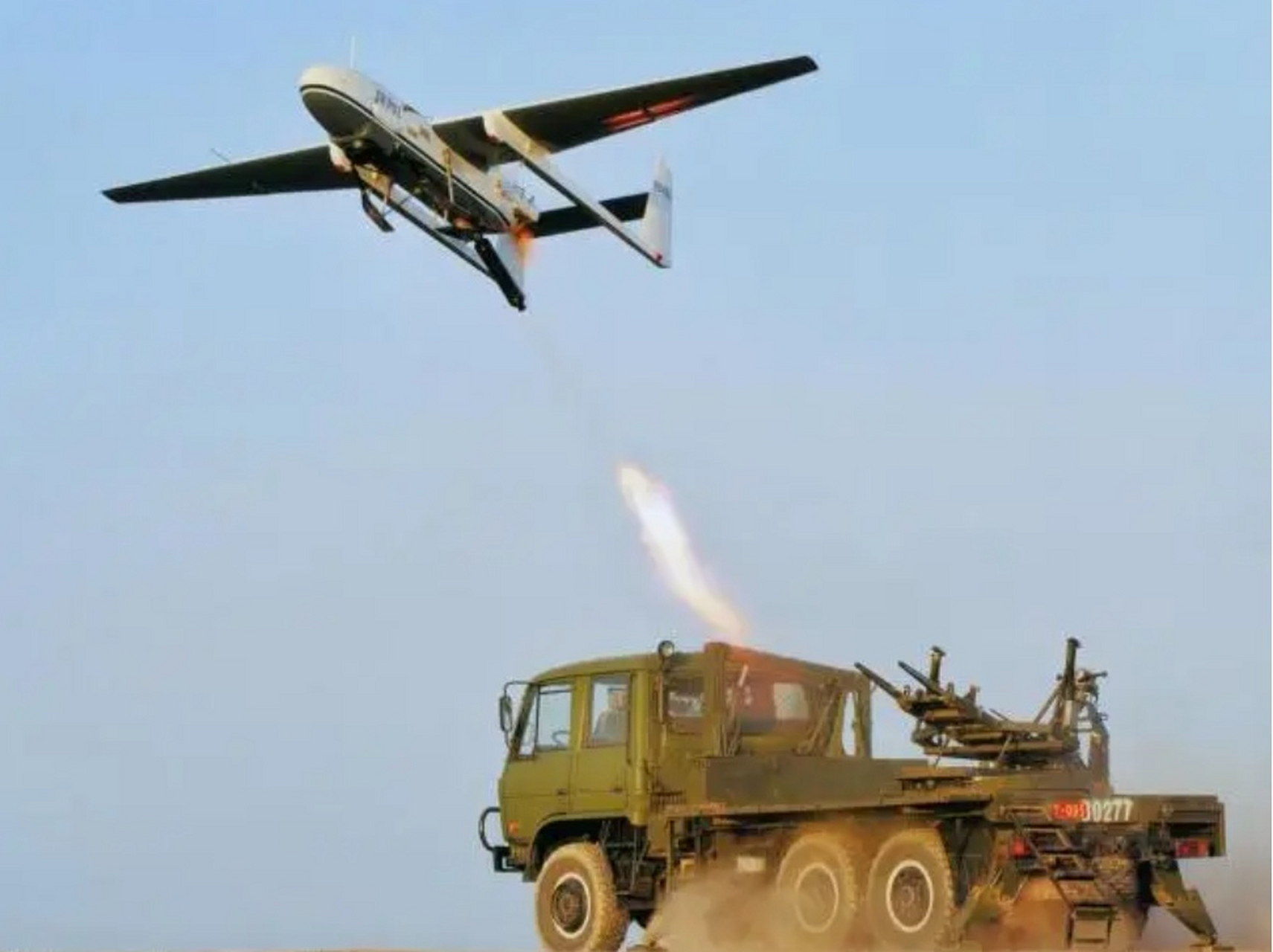 asn-206无人机由西工大爱生公司研制,它 翼展6米,长3.8米,高1.