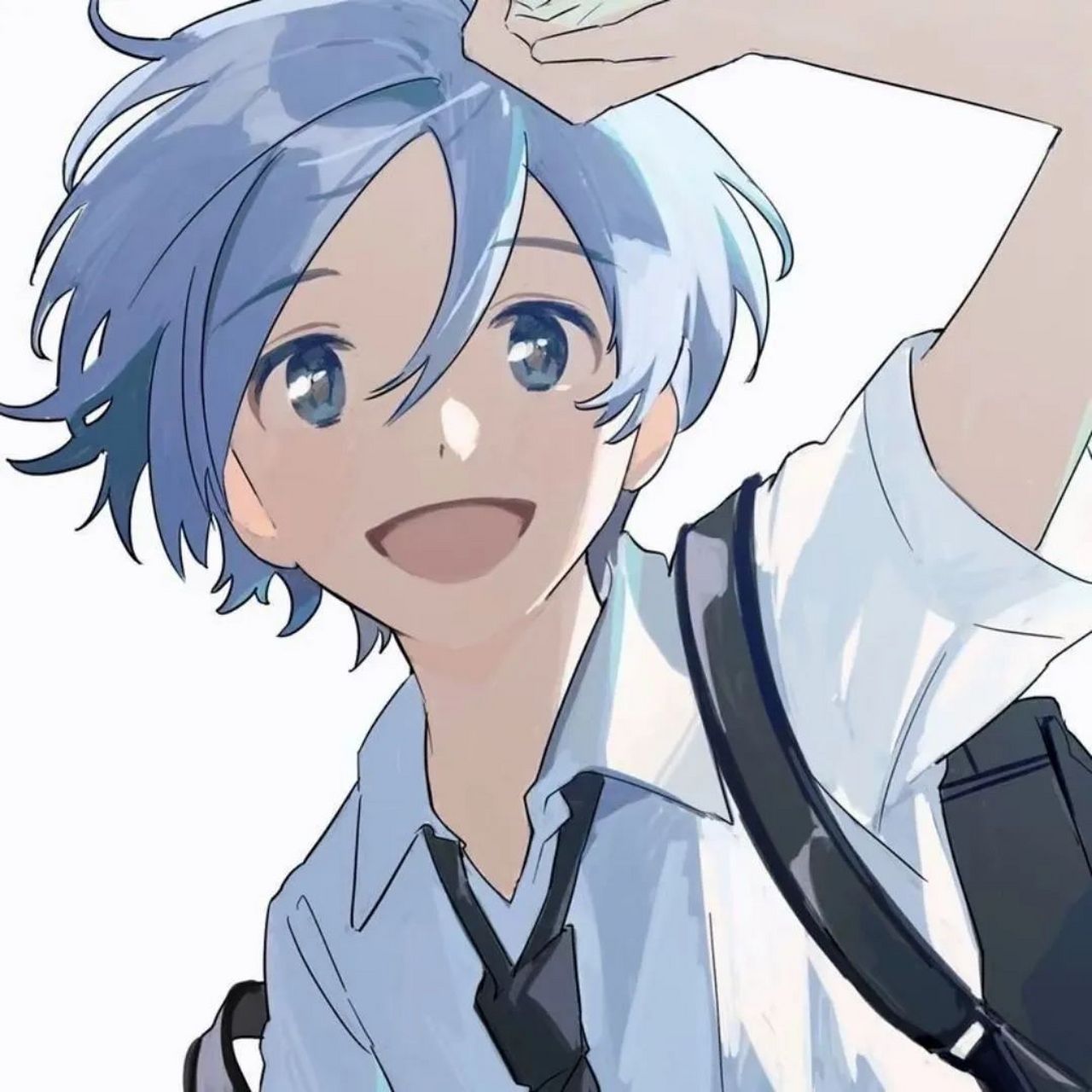 今天是爱笑男孩#动漫头像# #头像# #动漫头像和壁纸# 爱笑的男娃运气