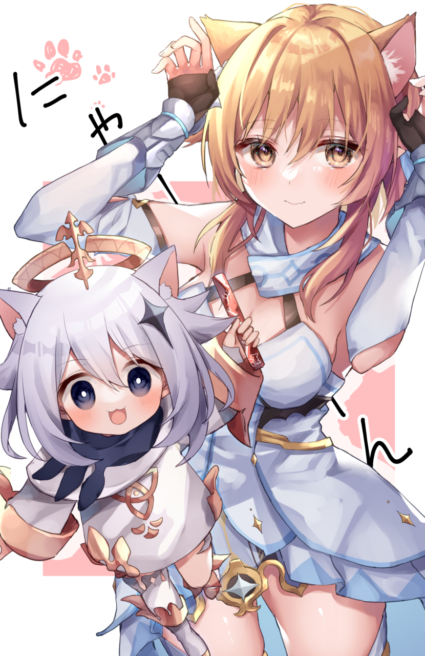 毛绒绒的耳朵什么的最可爱啦[期待] 旅行者派蒙合集 p站画师(按顺序)