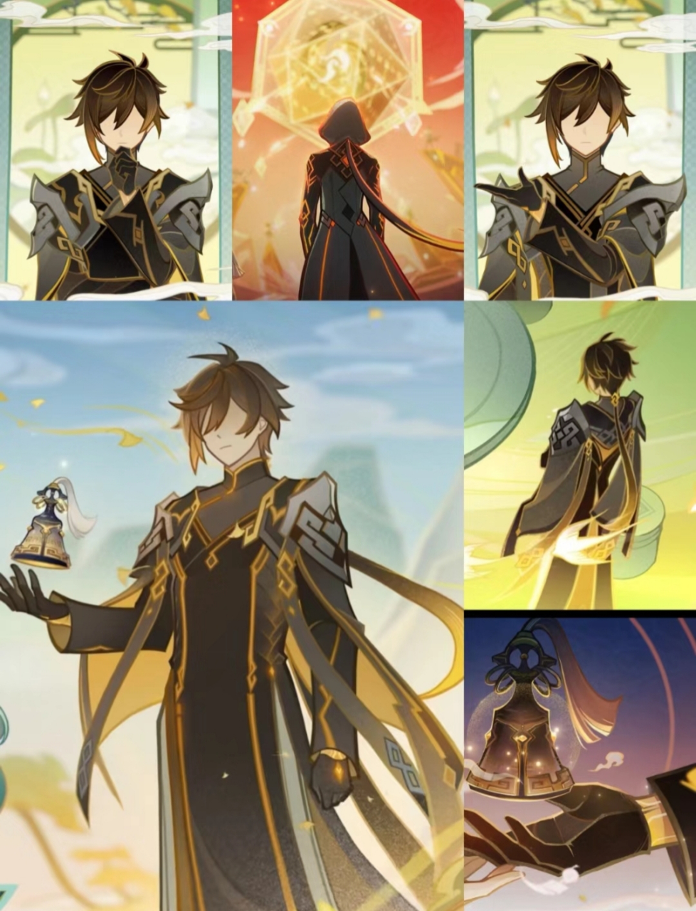 钟离皮肤来了[呆][吃鲸][滑稽]#原神# #二次元