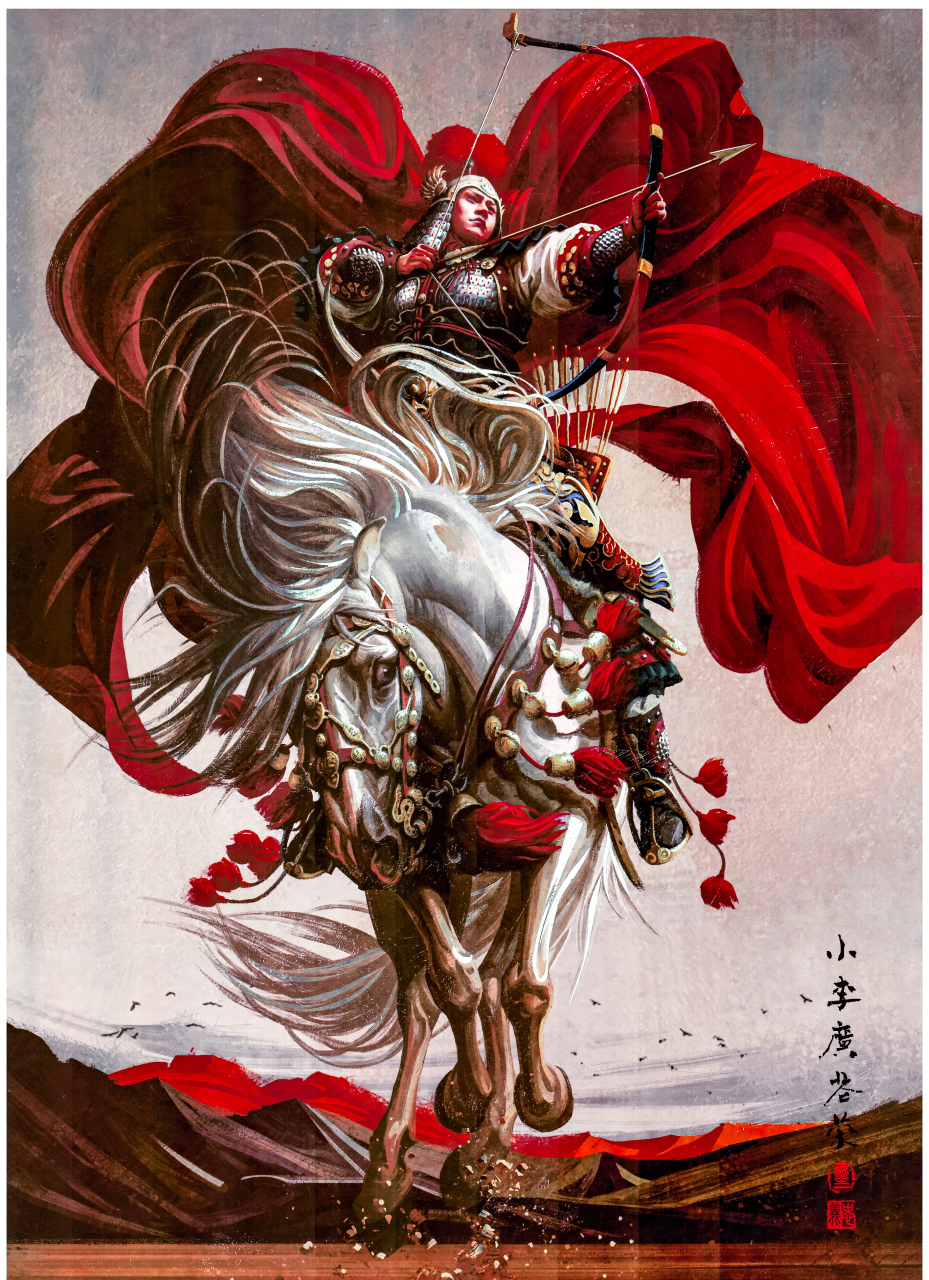 画家张墨一《水浒一百零八豪杰画卷》插画作品欣赏,生动传神的描绘了