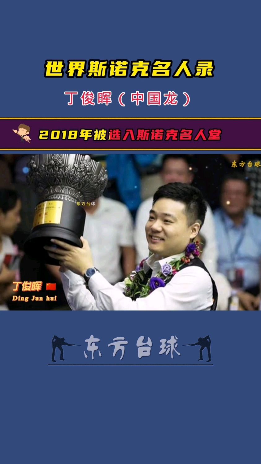 世界斯诺克名人录丁俊晖简介