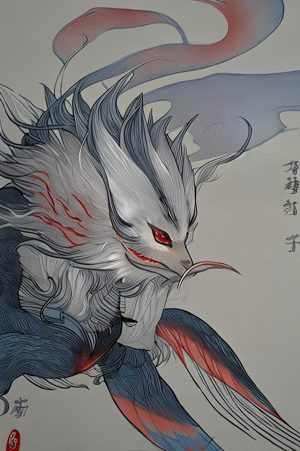 《山海经》蛊雕 似鸟非鸟,食人异兽