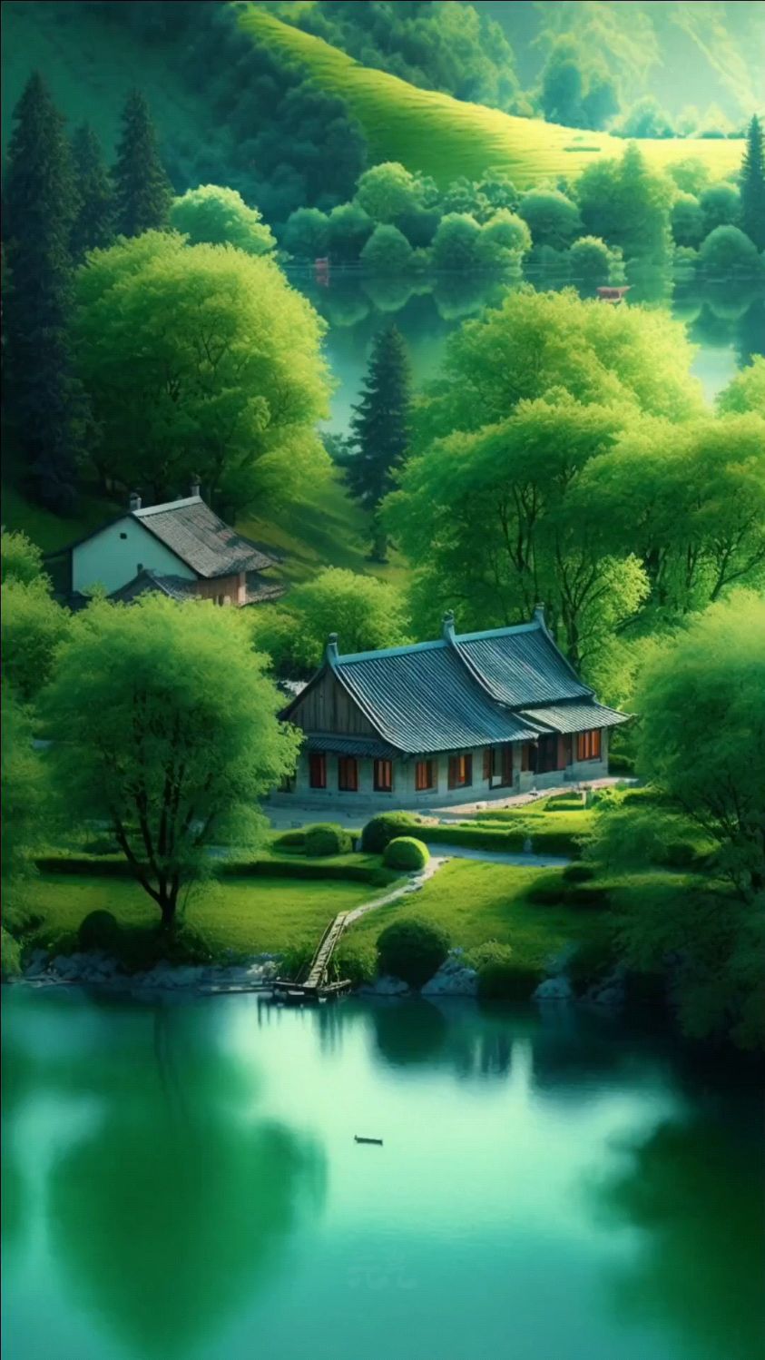 治愈系江南山水风光