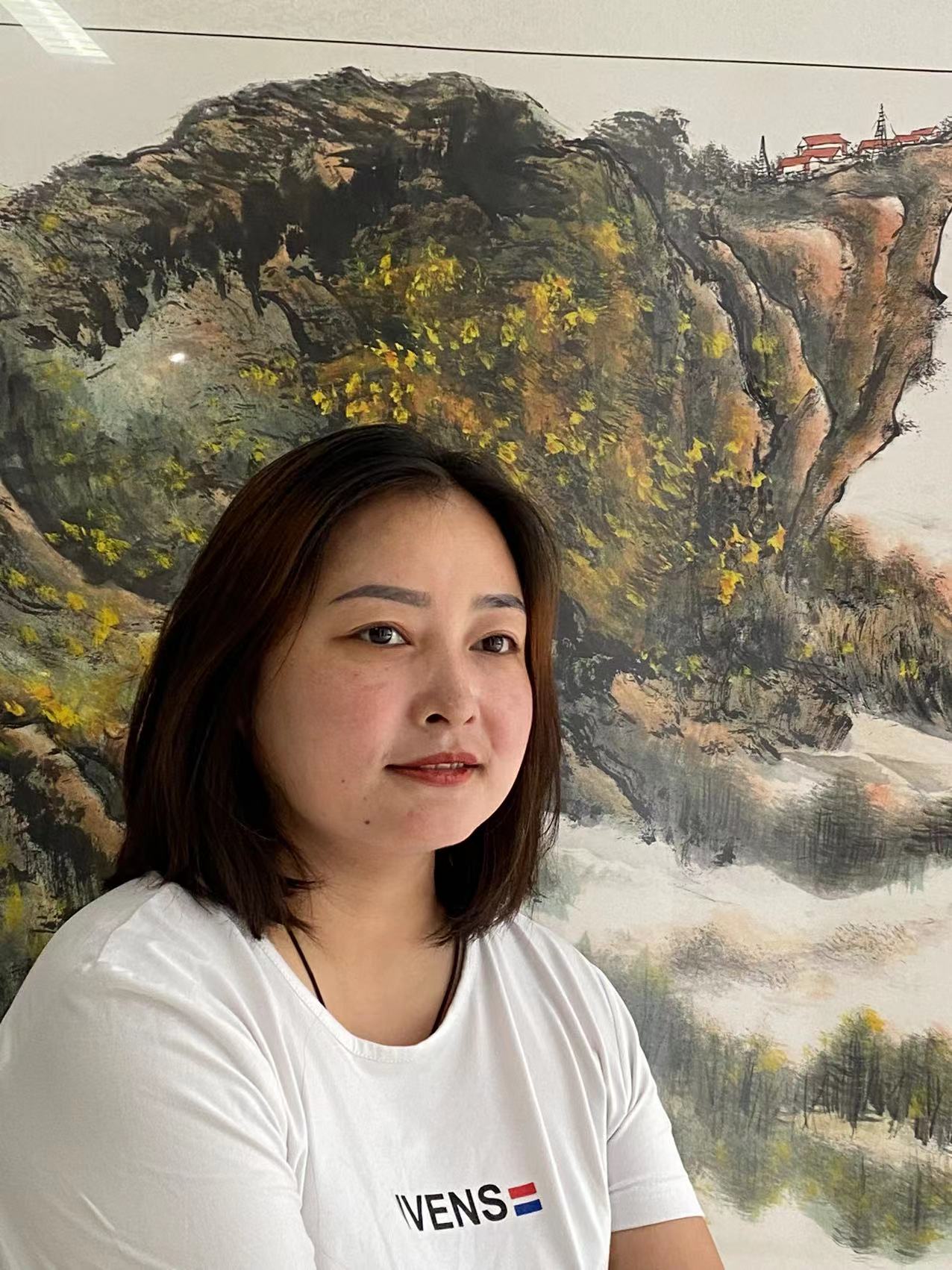 潍坊女画家杨文作品赏析