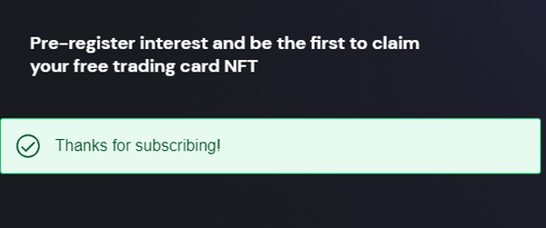 Blockasset：简单填写邮箱预注册，领取免费交易卡 NFT！
