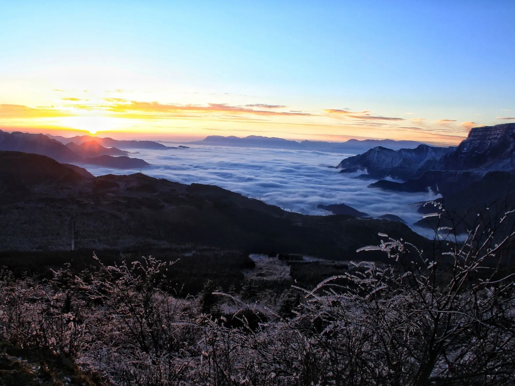 四川大瓦山:这里是一个充满魅力,美丽的自然风景区.