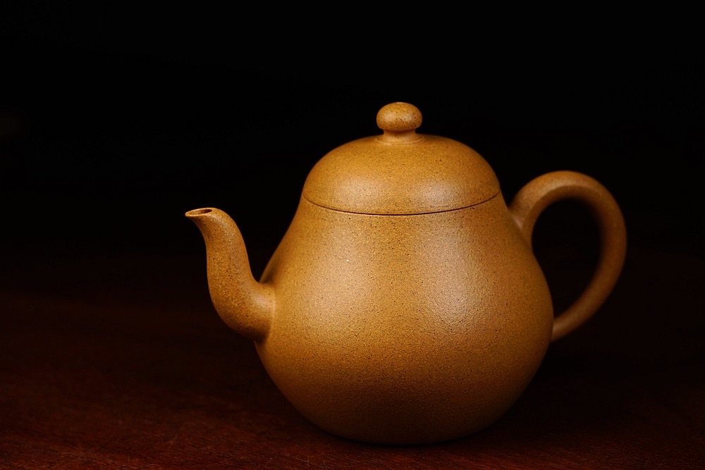 宜兴紫砂壶曲峰全手工摹古高梨190cc